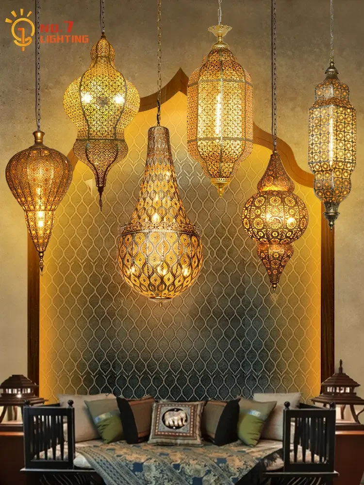 Lighting Metal Wall Decor - Lampy wiszące LED E27 w stylu