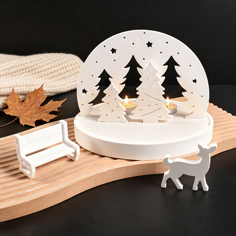 Candle Holder Set - Formy silikonowe na świeczniki w kształcie