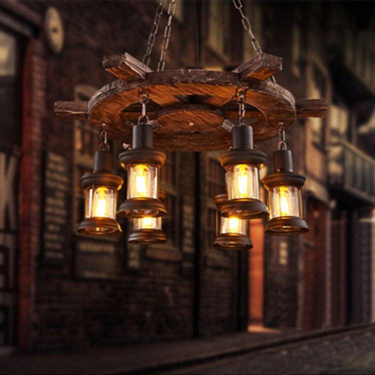 Lighting Interior Decor - Lampa wisząca w stylu antycznym do