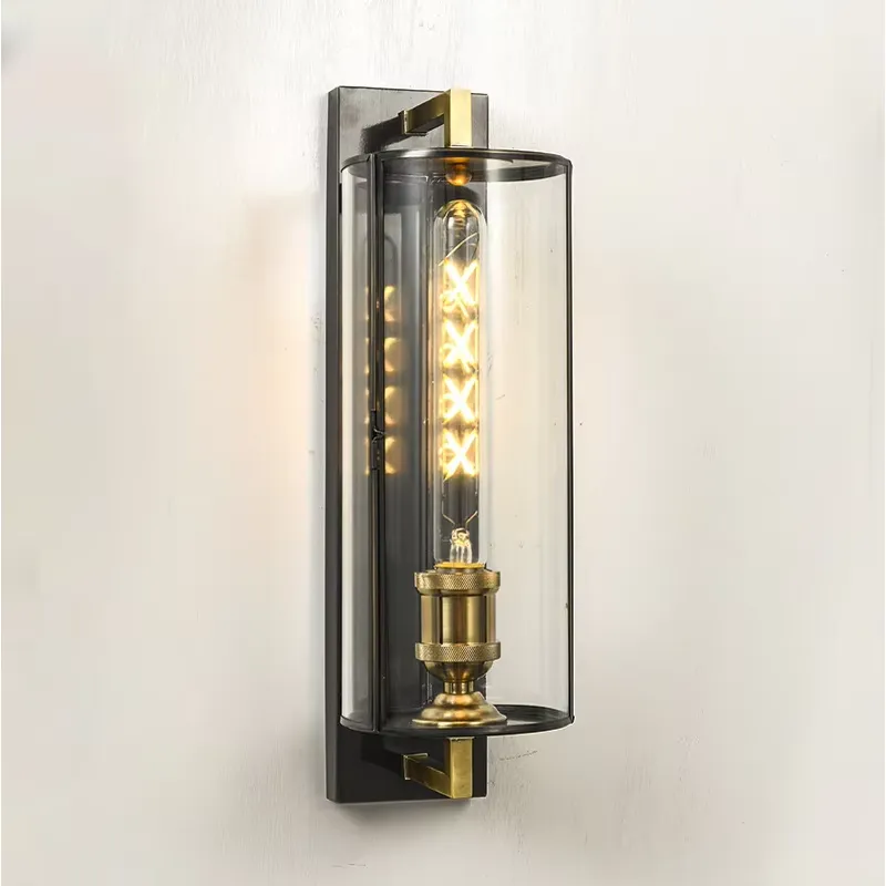 Lighting Decoration For Home - Nowoczesne złote cylindryczne lampy wiszące LED