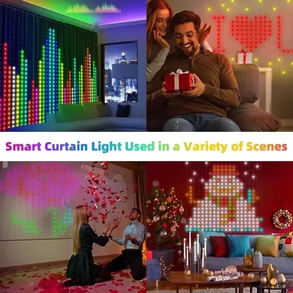 Kurtyna świetlna LED z diodami – Lighting Decoration For Home recenzja i cena
