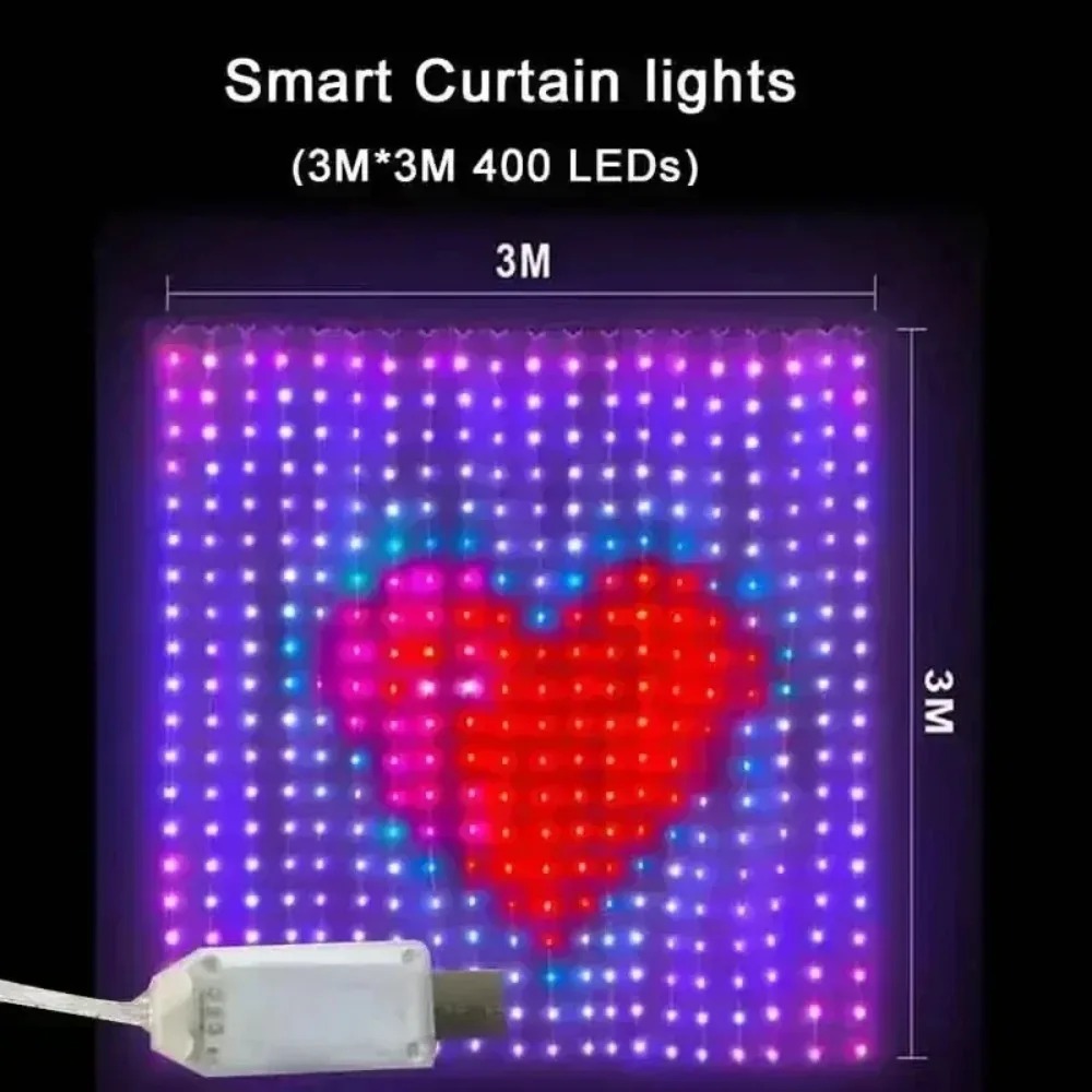 Kurtyna świetlna LED z diodami – Lighting Decoration For Home recenzja i cena