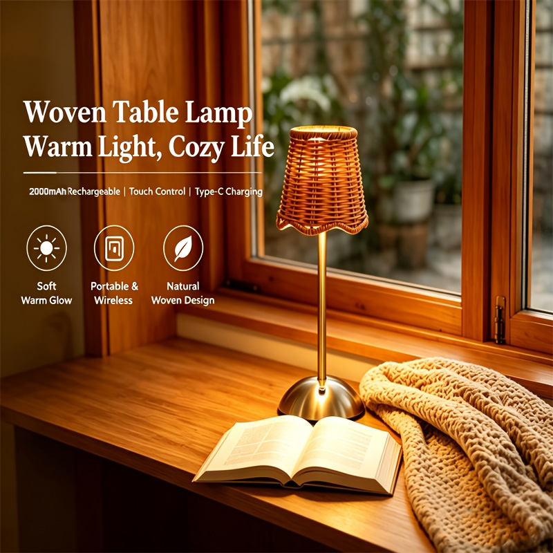 Bohemiczna tkana lampa stołowa – Lighting Decoration For Home recenzja i cena