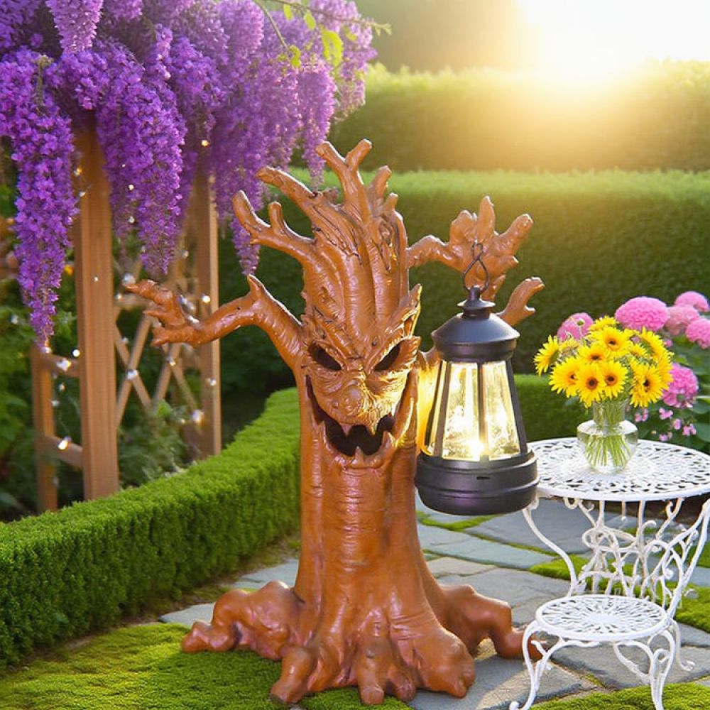 Figurka drzewa z żywicy solarn – Outdoor Lighting Decor Ideas recenzja i cena
