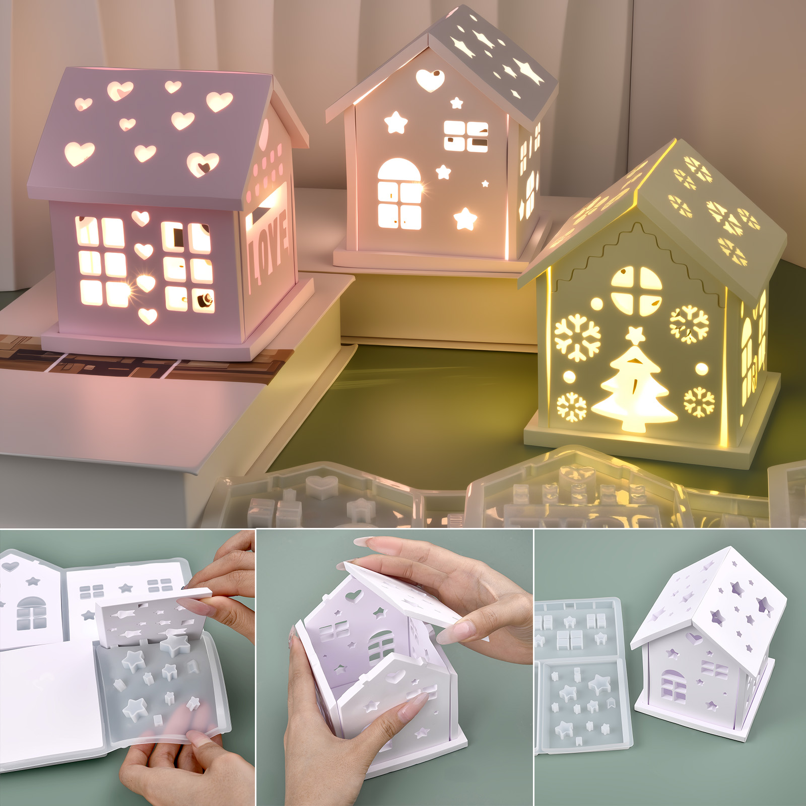 Forma Silikonowa 3D Dom DIY Ch – Candle Holder Set recenzja i cena