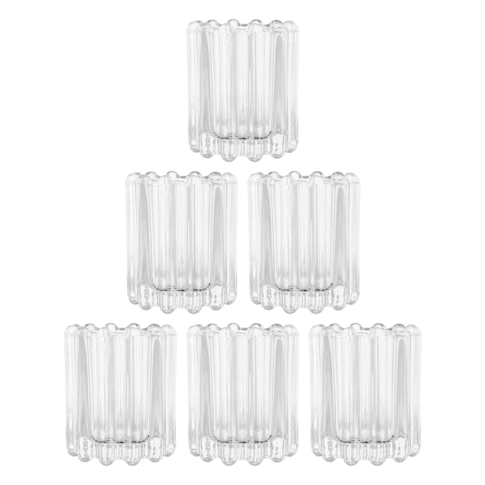 6 sztuk przezroczystych szklan – Candle Holder Set recenzja i cena