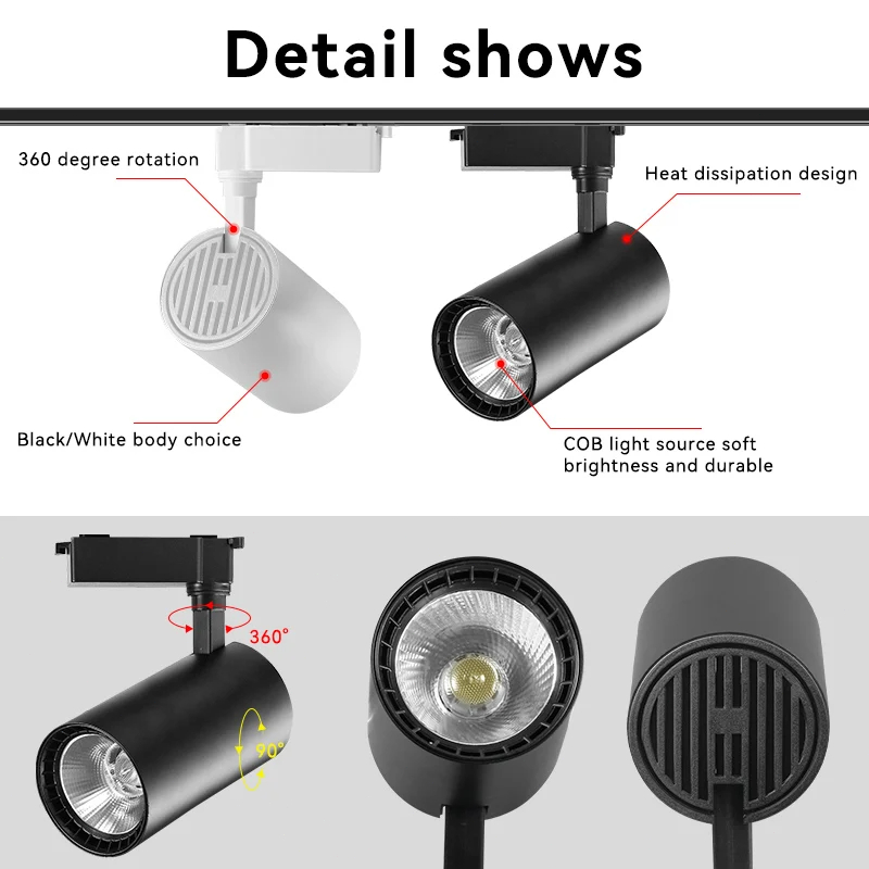 Zestaw reflektorów LED na szyn – Decor Lighting Fixtures recenzja i cena