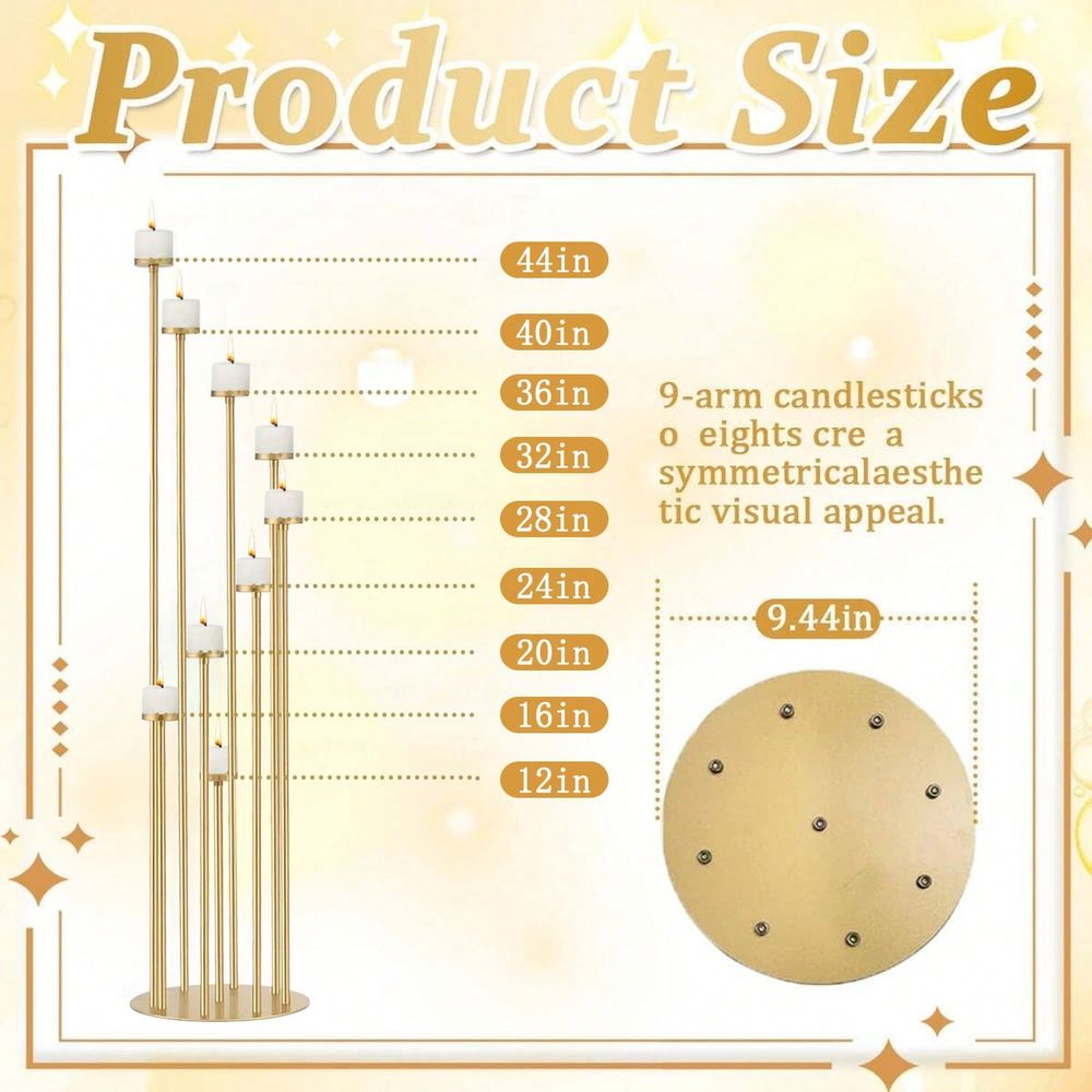 2 sztuki 9-ramiennych świeczni – Candle Holder Set recenzja i cena