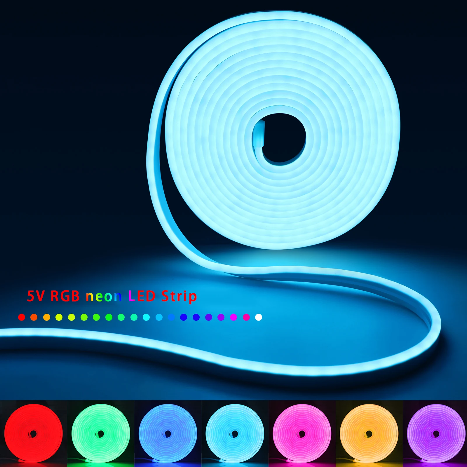 Taśma LED Neon RGB 1-5m, 5V US – Lighting Decoration For Home recenzja i cena